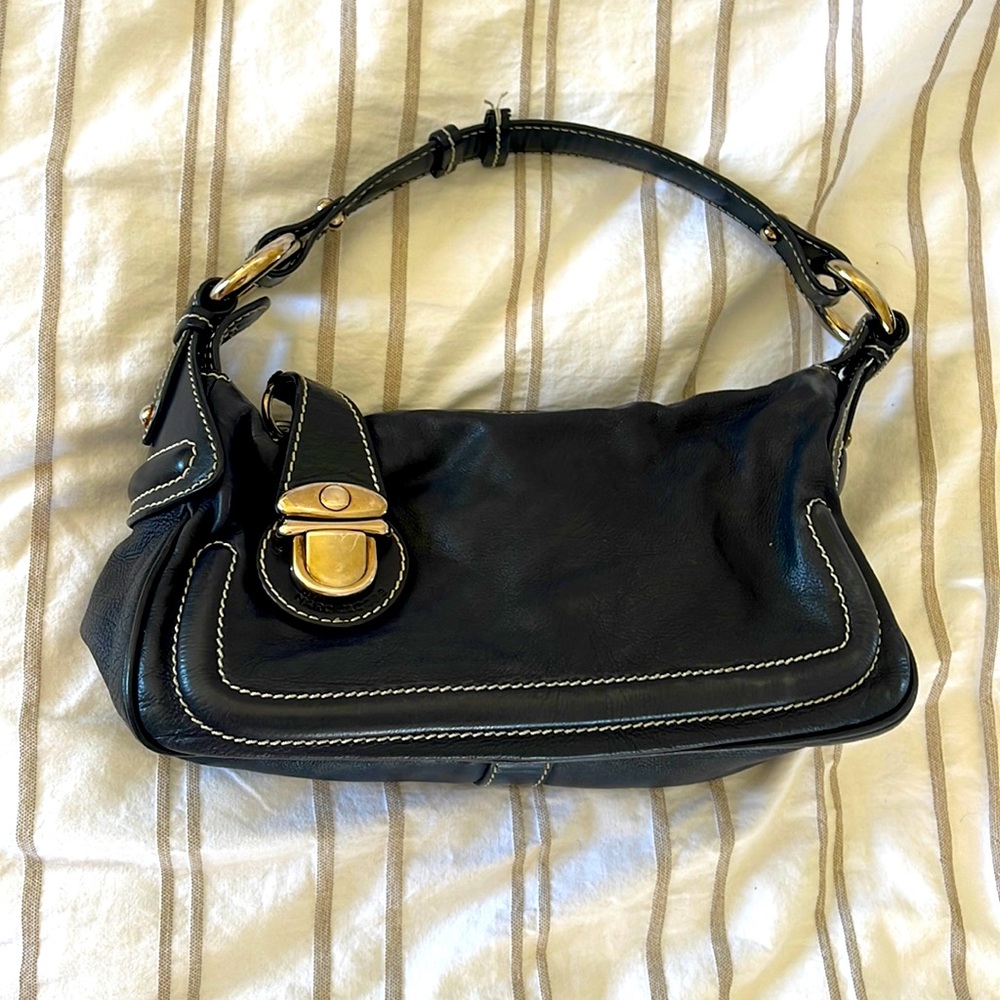 Marc Jacobs black leather bag